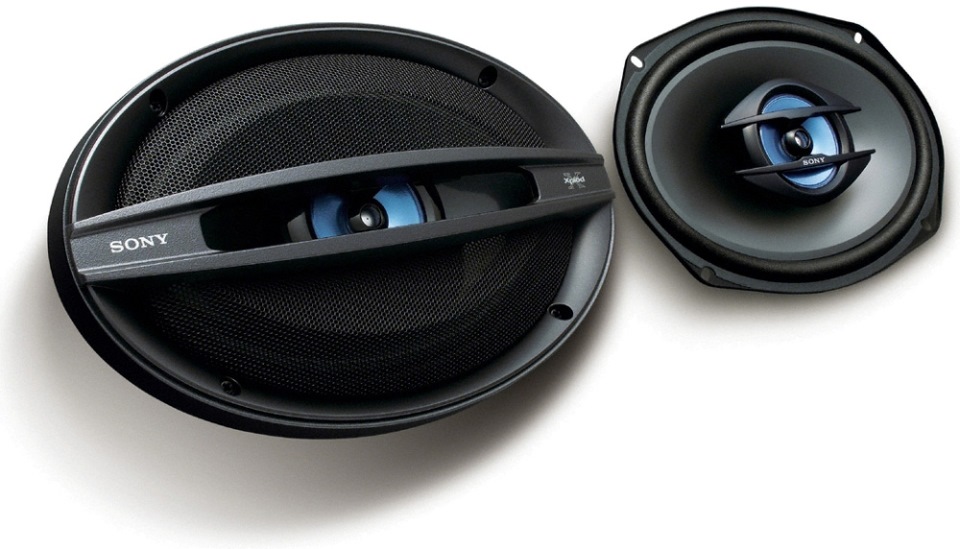 Автомобильные колонки Sony (15x22,5 см.) — Lada Гранта Лифтбек (1G), 1 ...