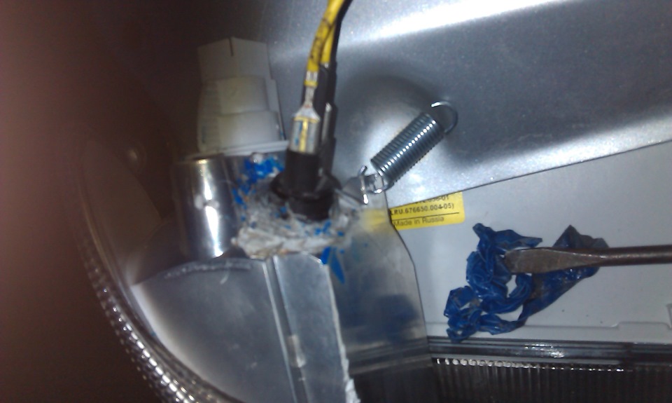 Установка противотуманок на прямую и габариты в поворотники. — Lada ...