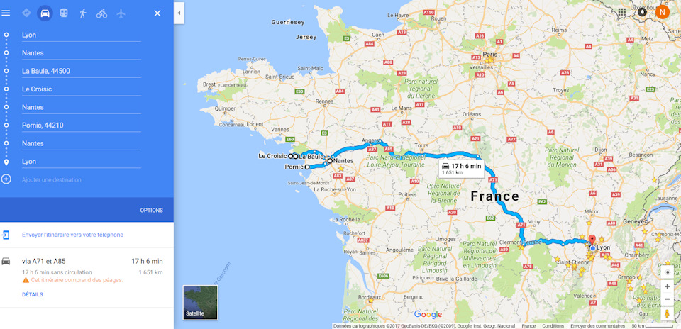 В целом вся дорога заняла 1648,8 км. Насколько уменьшилась стоимость машины можно только догадываться. :) — Audi A4 (B9)