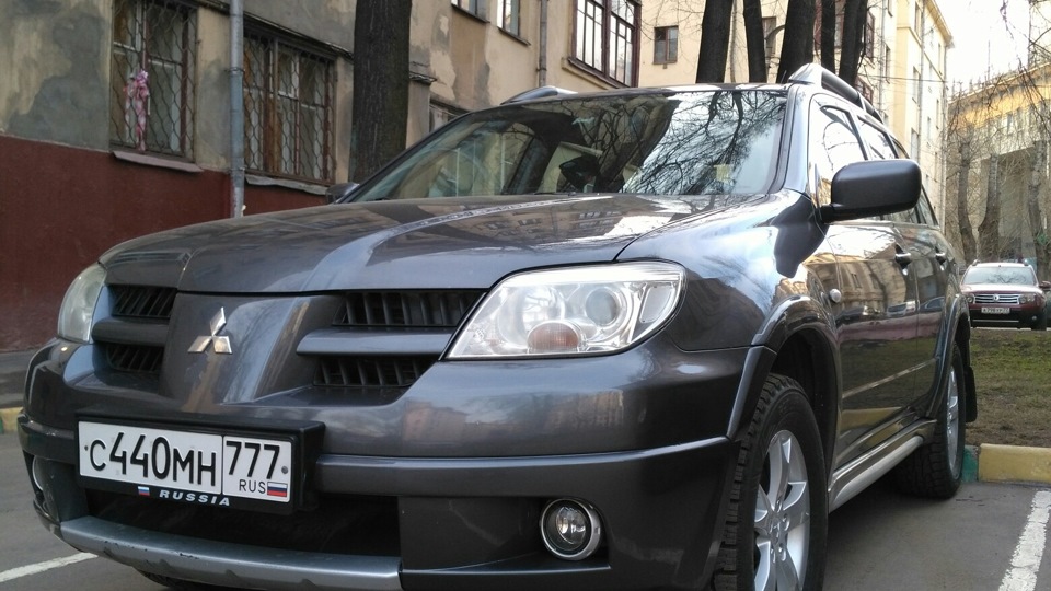 Где отполировать фары? — Mitsubishi Outlander (1G), 2,4 л, 2007 года ...