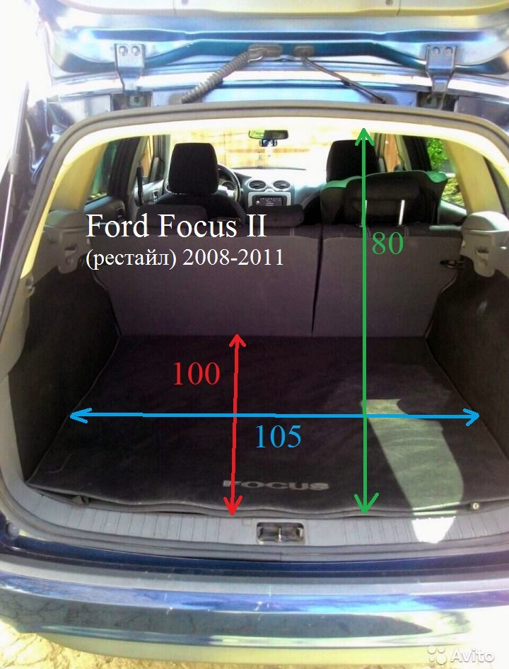 Габариты багажника универсалов. Размер багажника Форд фокус 2 универсал. Габариты багажника фф2 универсал. Габариты багажника Ford Focus 2 универсал. Габариты багажника Форд Куга 2.