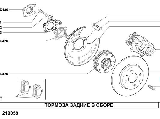 Задние тормоза лада приора