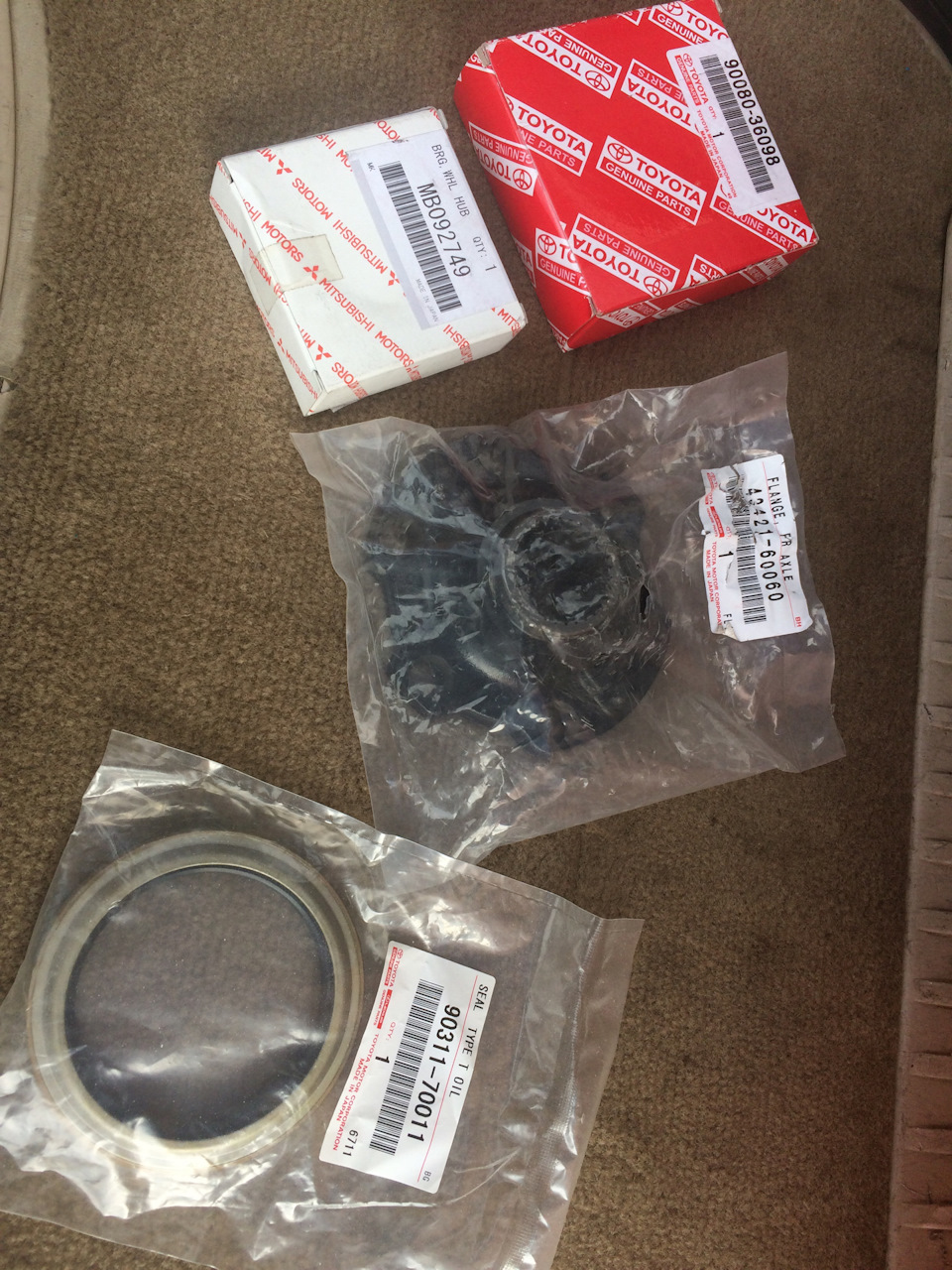 9008036098 Подшипник ступицы внутренний OEM TOYOTA LEXUS Запчасти на