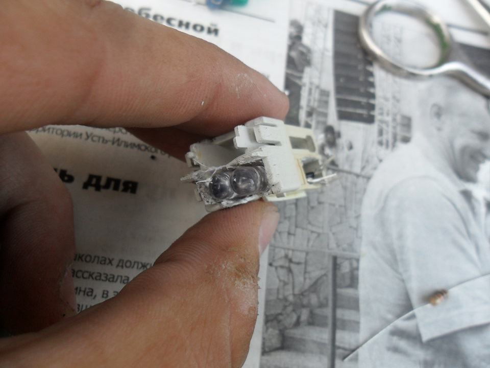 Переходим на светодиоды — кнопка кондиционера, регулятор яркости и ...