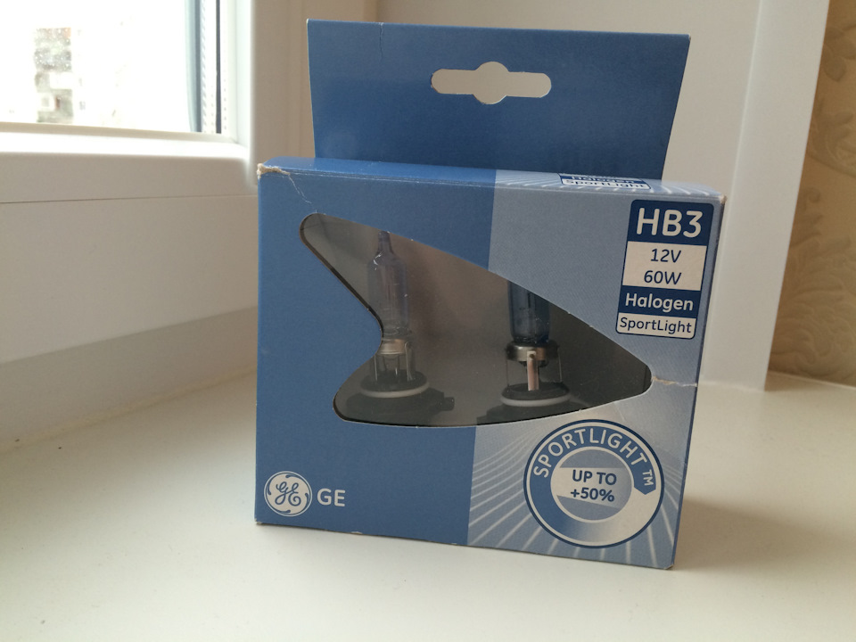 Прикупил лампочки General Electric SportLight HB3 — Hyundai Solaris, 1 ...