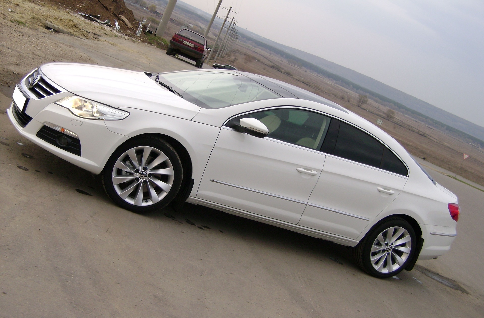 Volkswagen Passat cc 2009 Р±РµР»С‹Р№