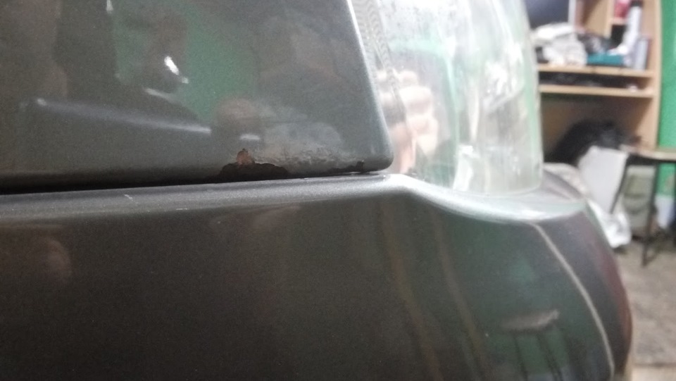 Убираем ржавчину с пер. крыльев. — Lada Калина седан, 1,6 л, 2007 года ...