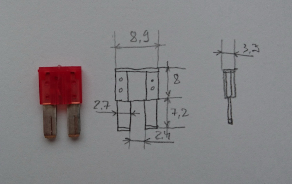 Предохранитель maxi размеры