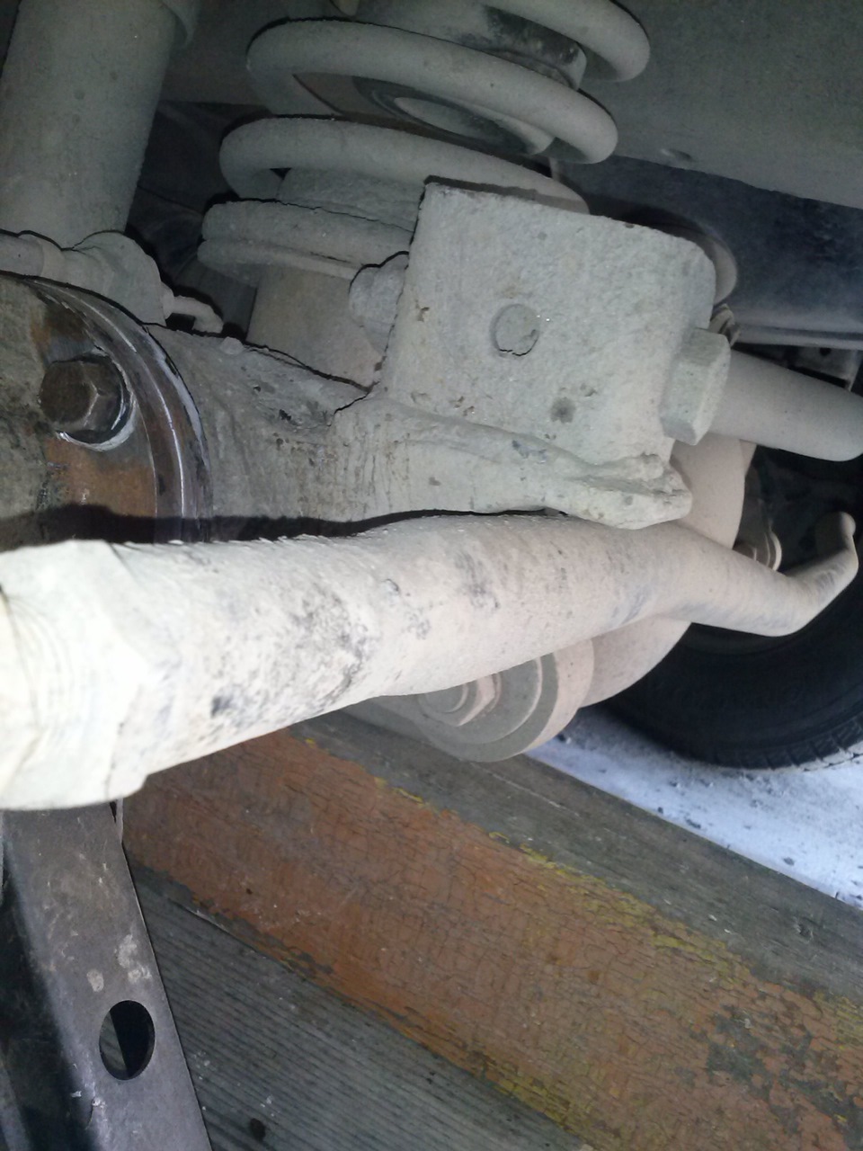 изменение кастора — УАЗ Patriot Sport, 2,7 л, 2010 года | своими руками ...