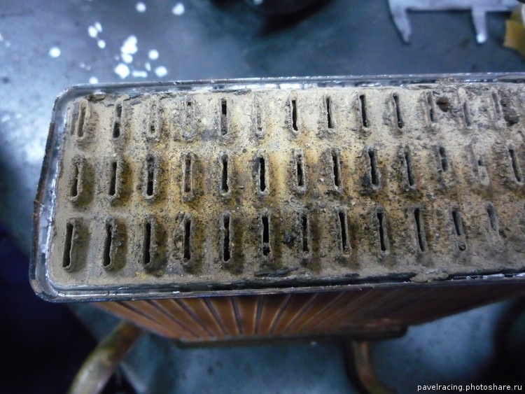 Cleaning the radiator of the stove WITH AN OPENING  - Toyota Mark II 25L 1989