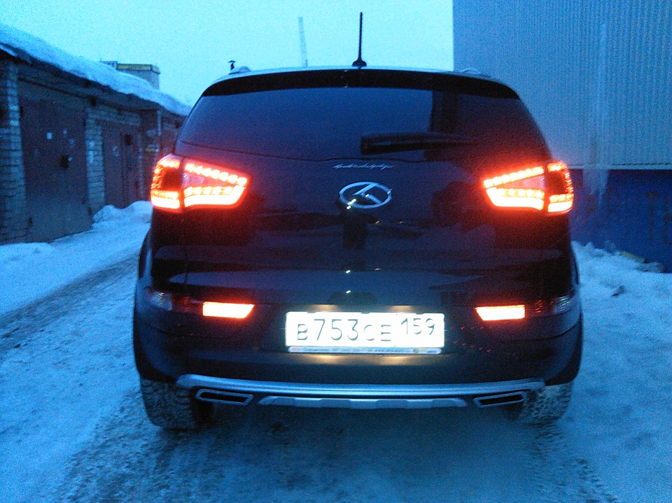 kia sportage 3 задние фонари