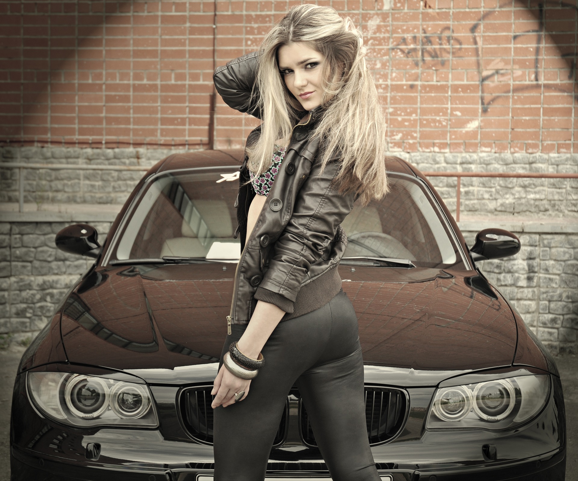 BMW f30 girl