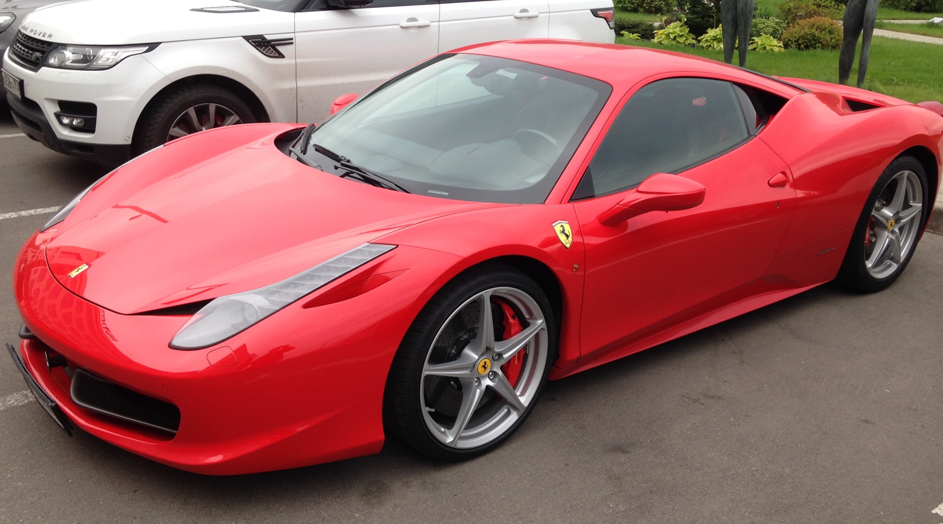 Феррари 458 Italia синий