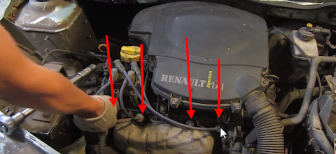 Как снять свечи рено Бортжурнал Renault Sandero 152 (утиль)