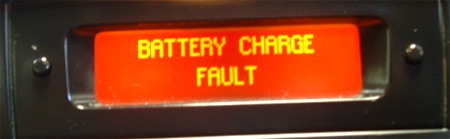 Battery charging fault