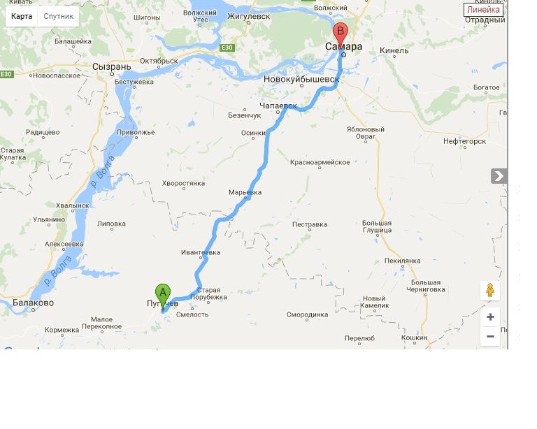 Расстояние от границы украины до сызрани