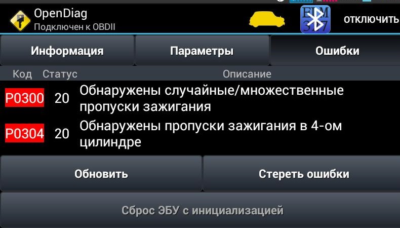 Обнаружено пропуски зажигания. OPENDIAG пропуски зажигания. Обнаружены случайные множественные пропуски зажигания. Пропуски воспламенения причины.