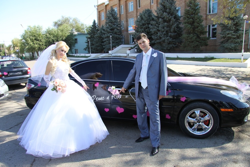 Как украсить машину на свадьбе