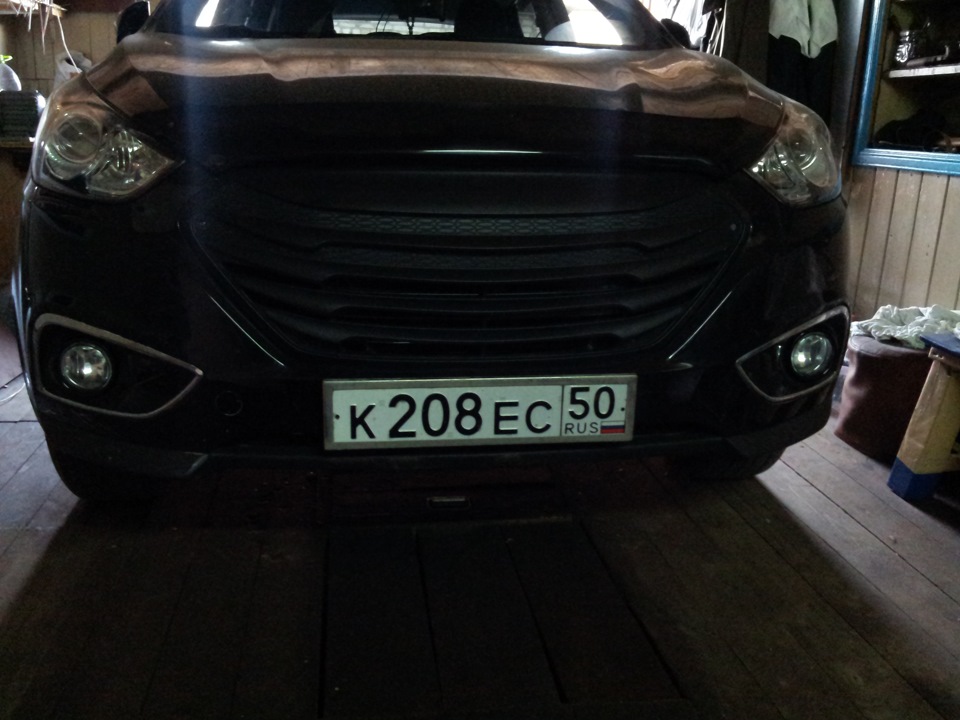 Решётка радиатора «TOMATO» — Hyundai ix35, 2 л, 2013 года | стайлинг ...