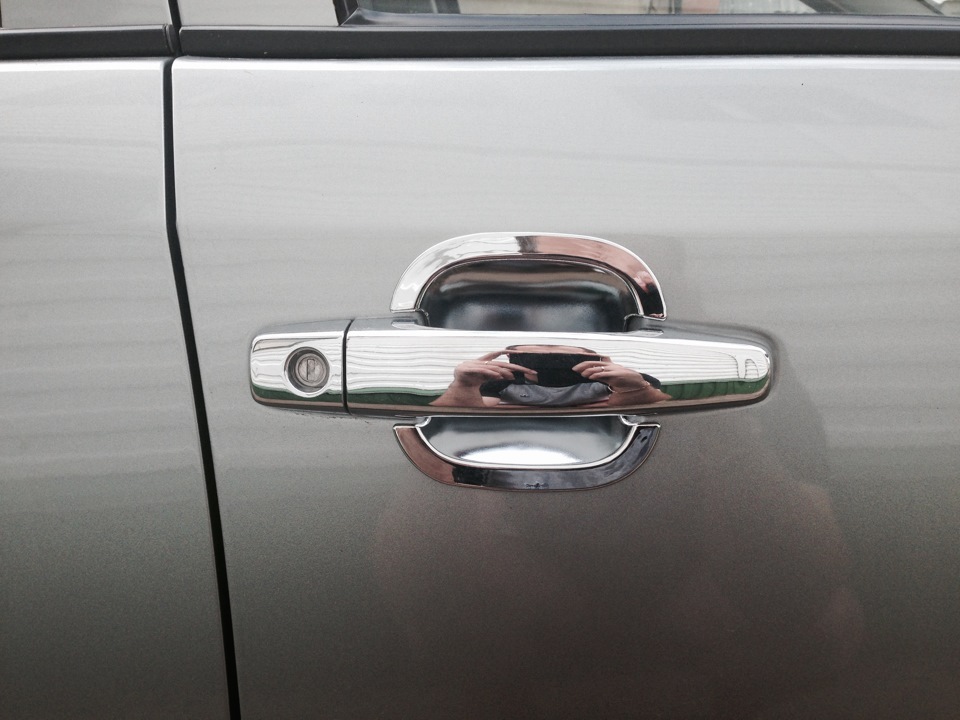 накладки под дверные ручки — Geely MK, 1,5 л, 2008 года | тюнинг | DRIVE2