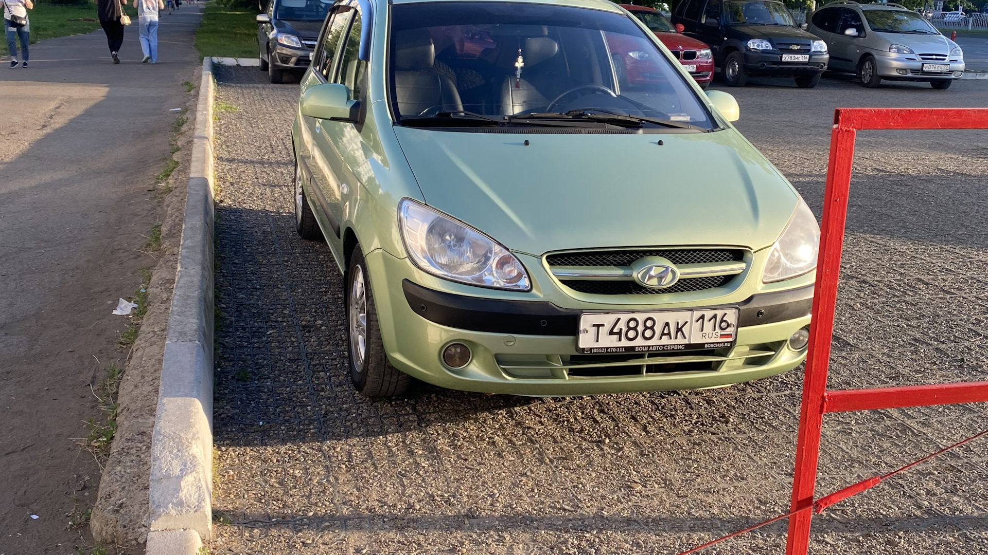 Hyundai Getz 1.6 бензиновый 2007 | Фисташка на DRIVE2