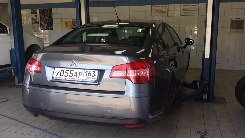 Заехал блин на балансировку! — Citroen C5 (2G), 2 л, 2008 года ...