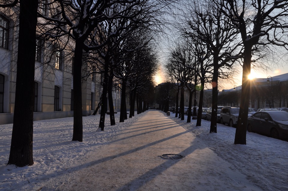 Улицы санкт петербурга зимой