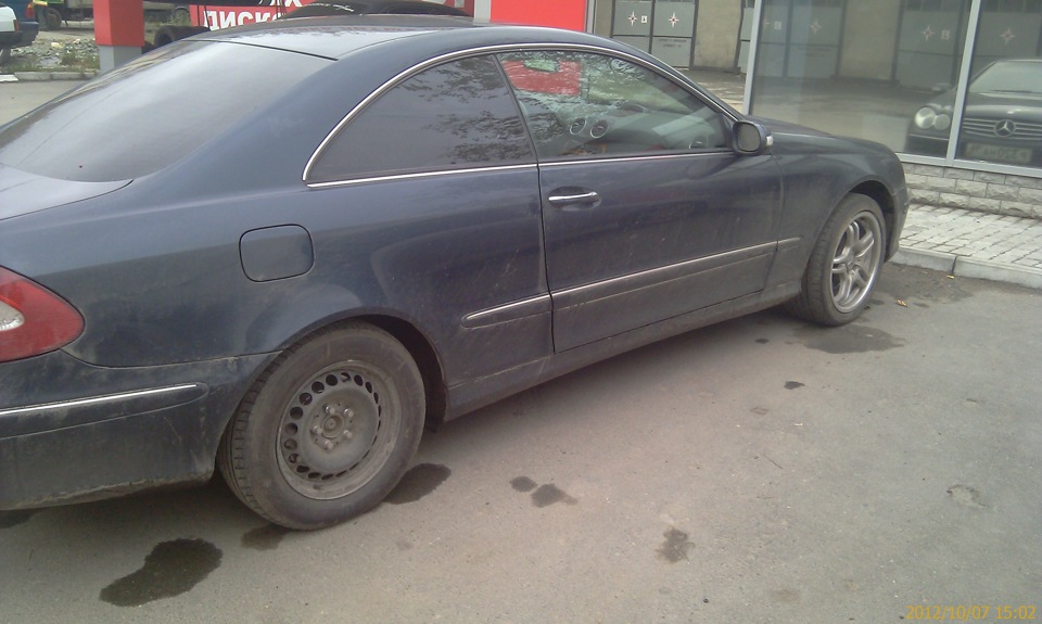 Магнитогорск — Екатеринбург — Mercedes-Benz CLK (W209), 3,2 л, 2003 ...