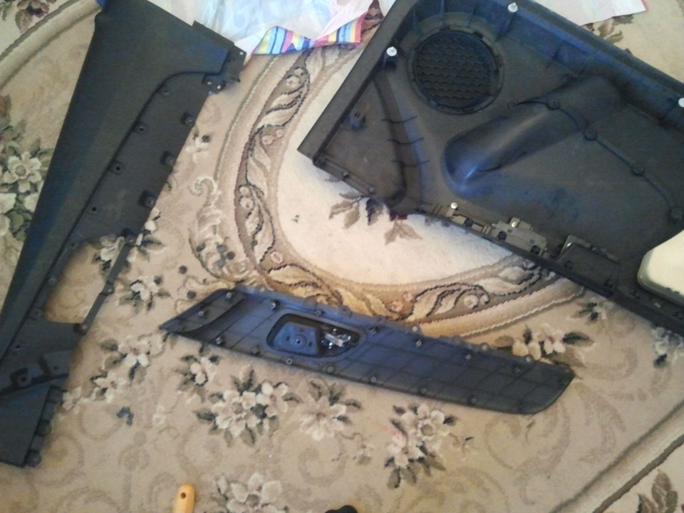 Обтяжка кожей вставки панели — Chevrolet Cruze (1G), 1,6 л, 2011 года ...