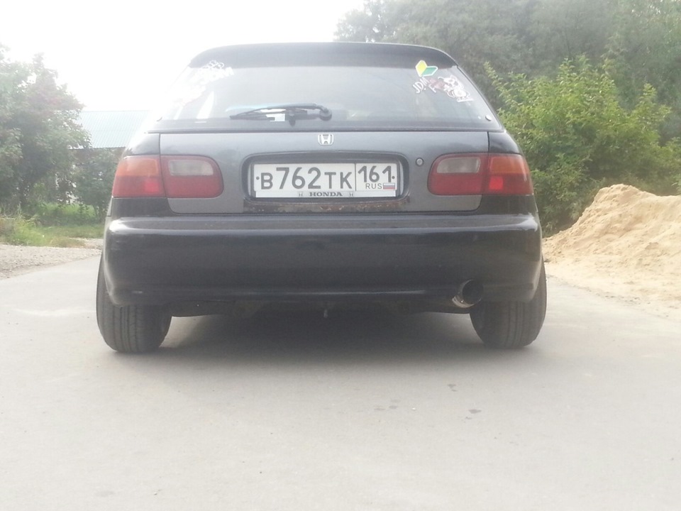 А вот и развал подоспел… — Honda Civic Hatchback (5G), 1,5 л, 1992 года ...