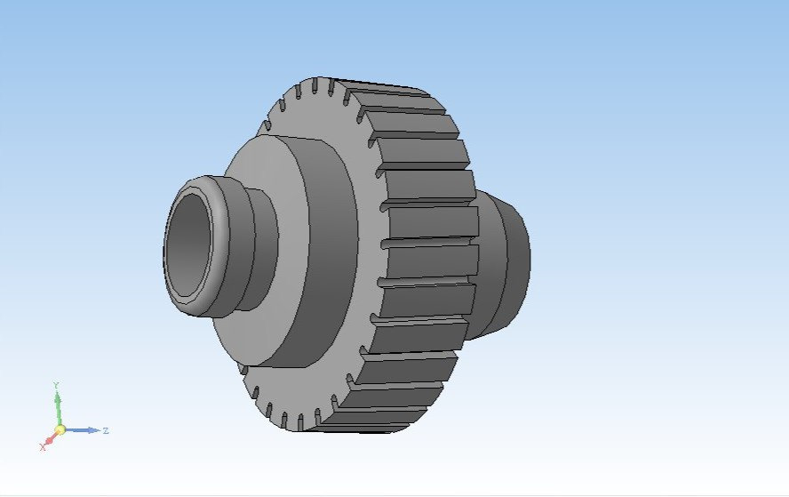 Шестеренка в компас 3d