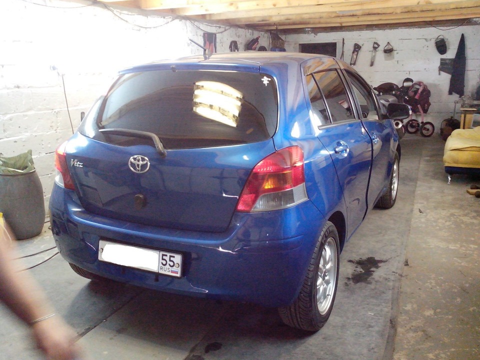 Тонировка — Toyota Vitz (90), 1 л, 2009 года | стайлинг | DRIVE2