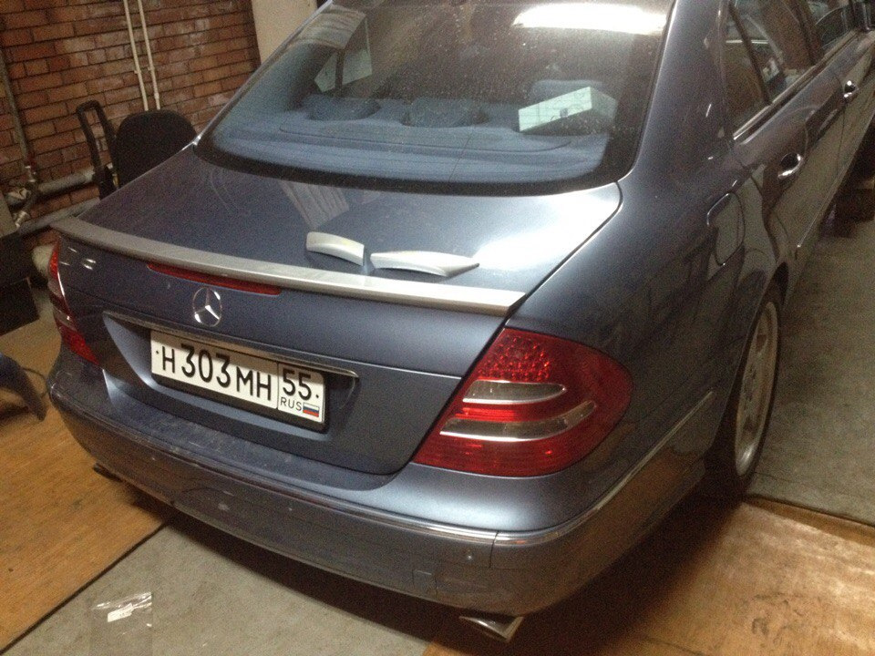 Оригинальный спойлер багажника — Mercedes-Benz E-Class (W211), 3,2 л ...