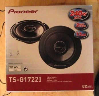 PIONEER TS-G1722i — замена передних динамиков — KIA Ceed (2G), 1,6 л ...