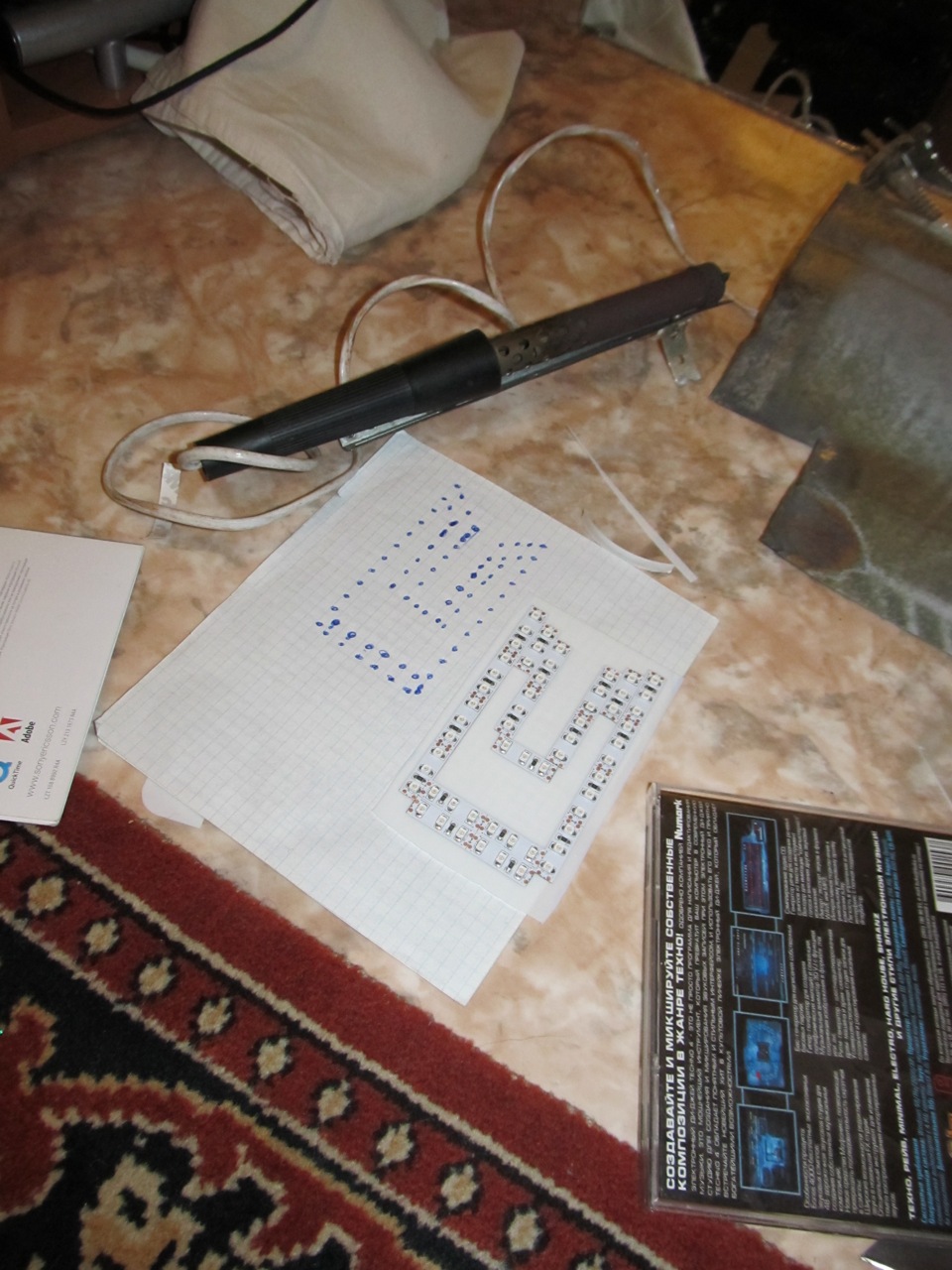 задние светодиодные габариты АЗЛК — Москвич 2141, 2 л, 1989 года ...