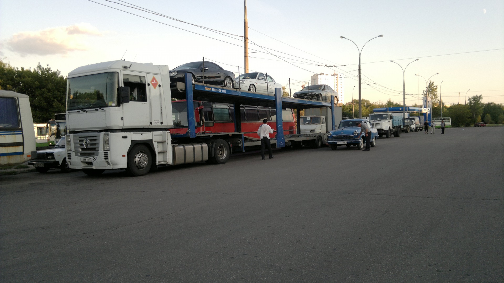 автовоз Махачкала-Москва приехал!) УРА) — Lada Приора седан, 0,5 л, 2009  года | эвакуация | DRIVE2