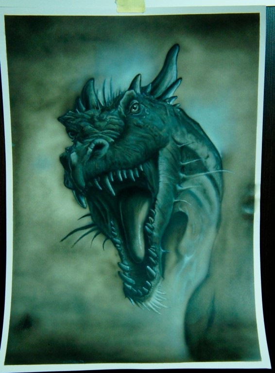 Аэрография Дракон — DRIVE2