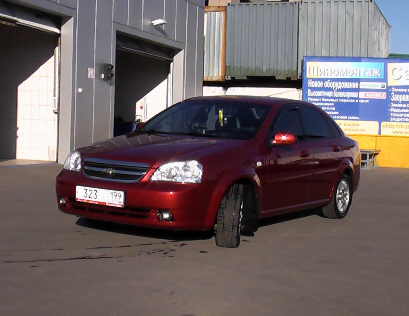 Chevrolet Lacetti седан бордовый