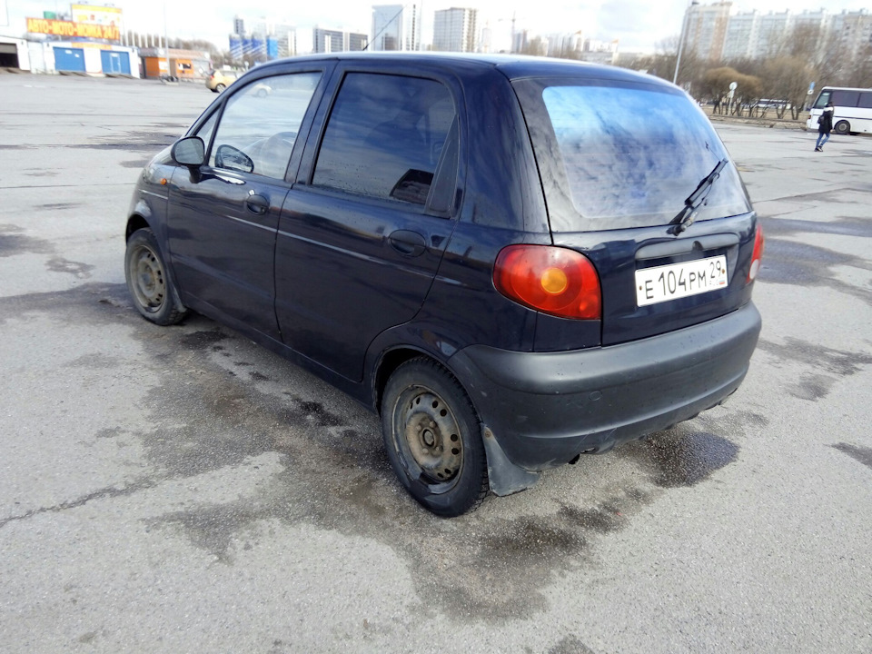 Daewoo Matiz темно синий