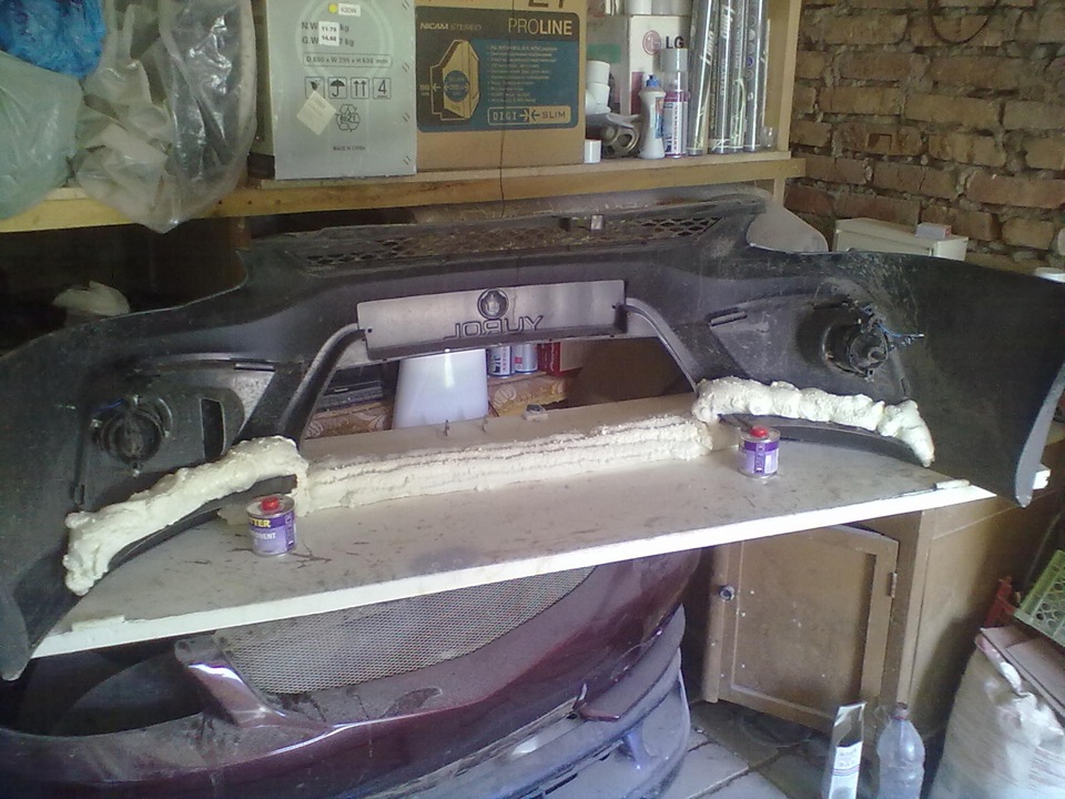 Мои работы ( №11 ) Бампер на приору — Lada Приора седан, 1,6 л, 2009 ...