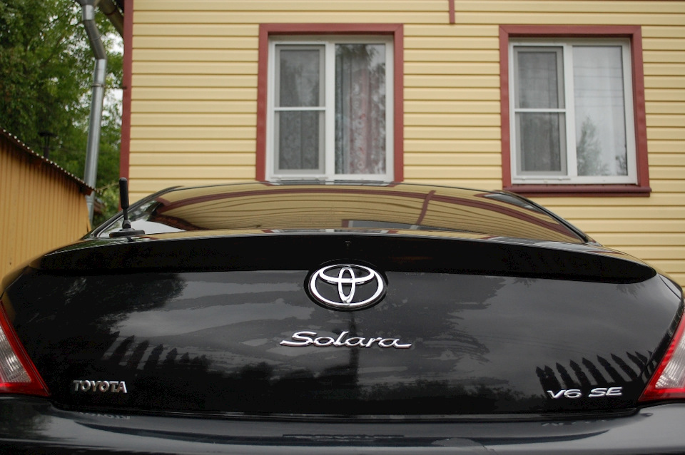 Установка камеры заднего вида. — Toyota Solara II, 3,3 л, 2004 года ...