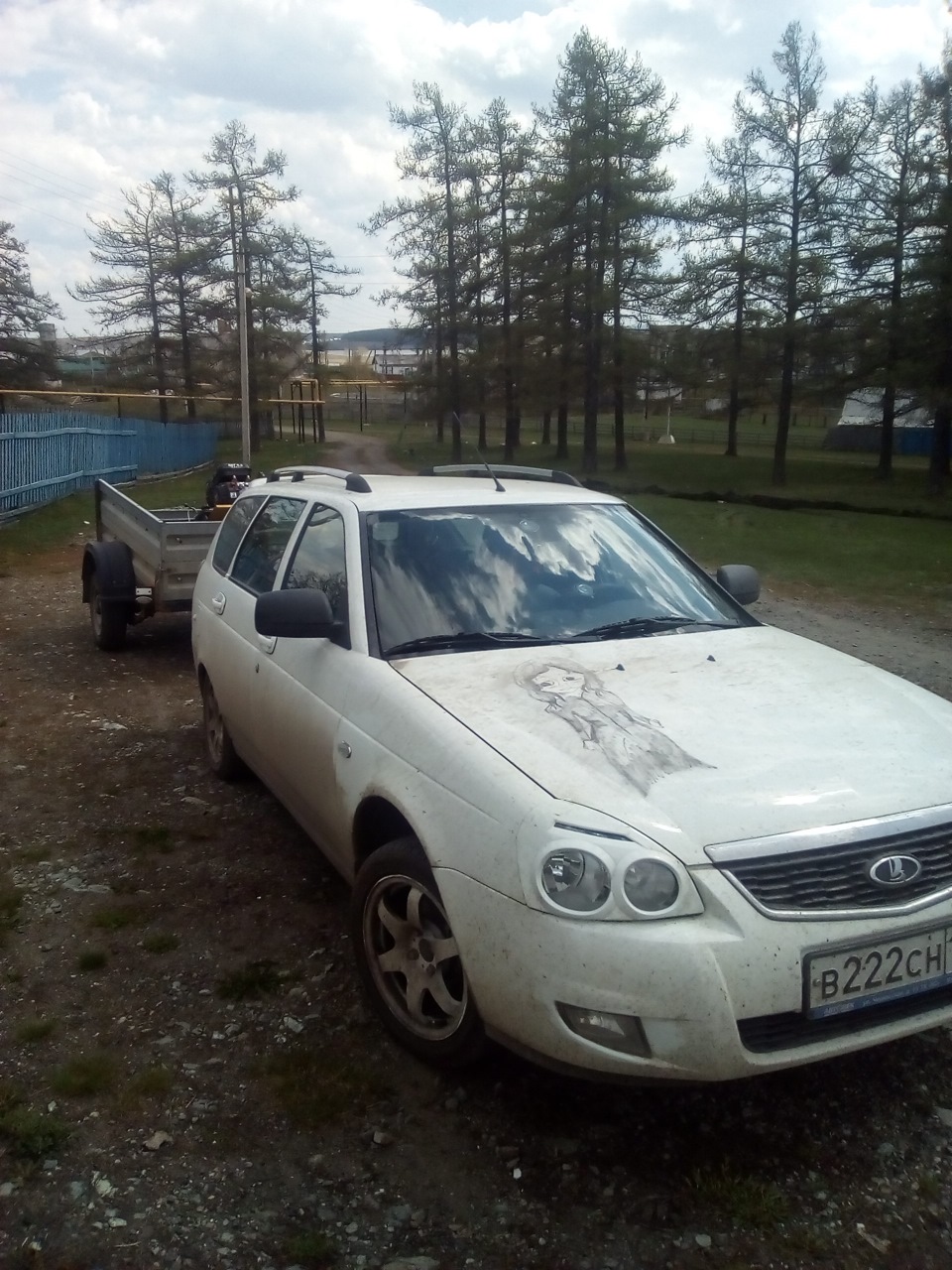 Эволюция машины… — Lada Приора универсал, 1,6 л, 2014 года | наблюдение |  DRIVE2