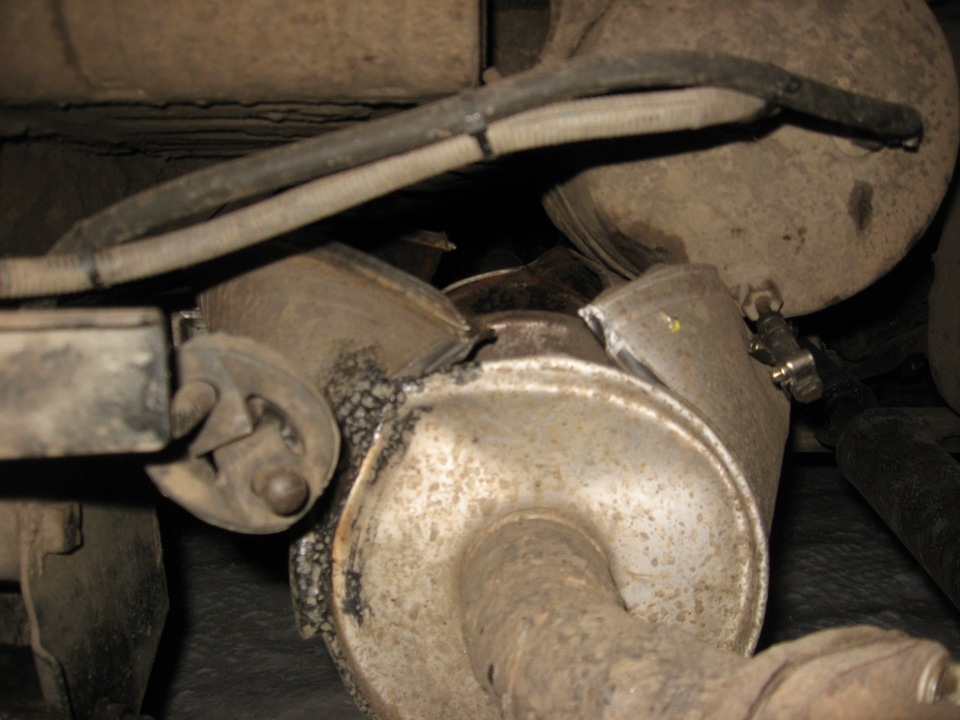 разорвало в клочья глушитель от УАЗ — Great Wall Sailor, 2,2 л, 2008 ...