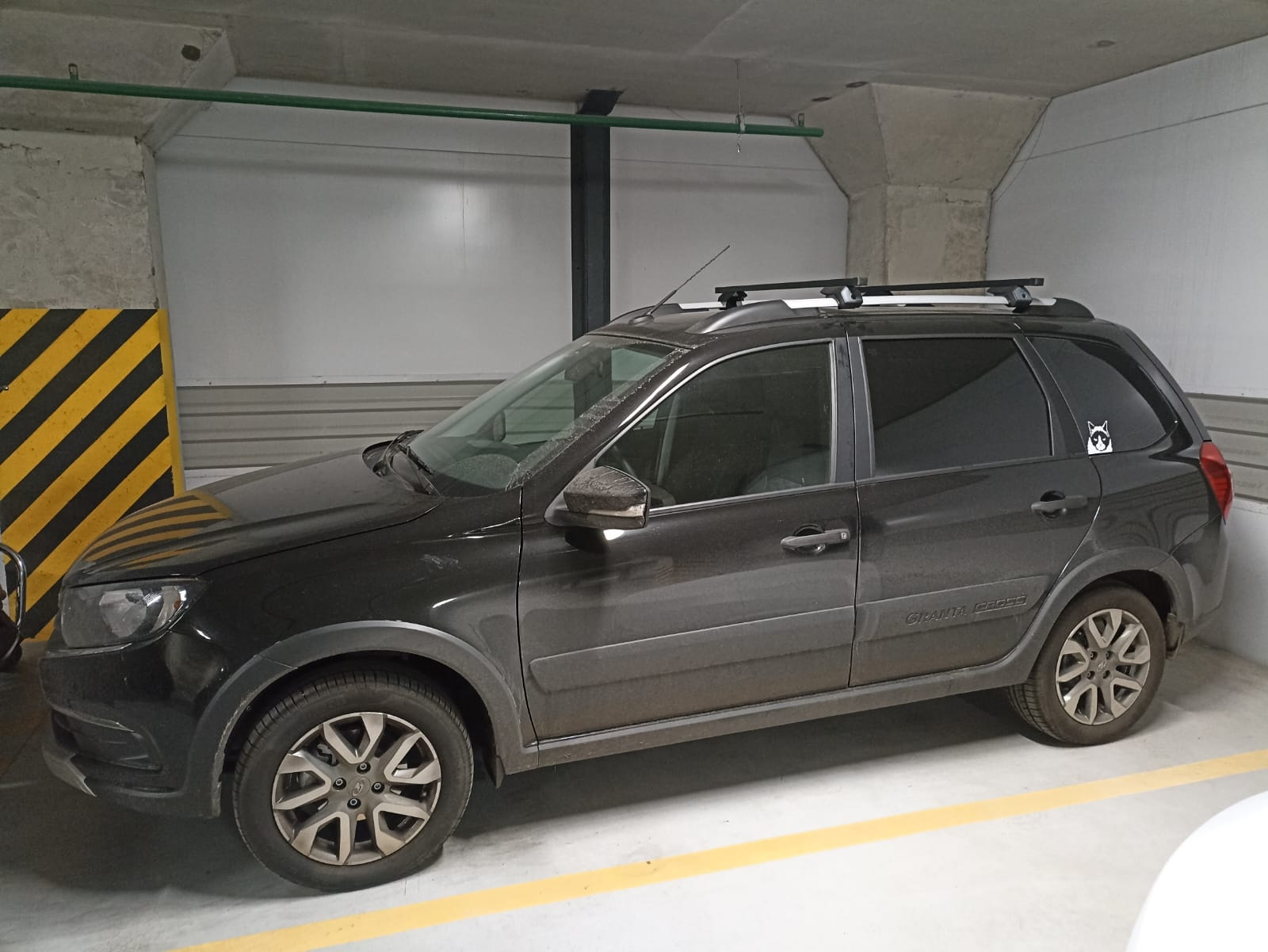 Бокс на крышу ED Magnum 300 — Lada Гранта Cross, 1,6 л, 2023 года ...