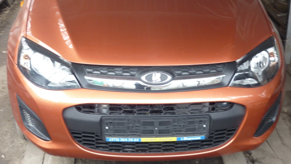 Подкрылки Петропласт и уплотнитель на двери — Lada Калина Универсал (2G ...