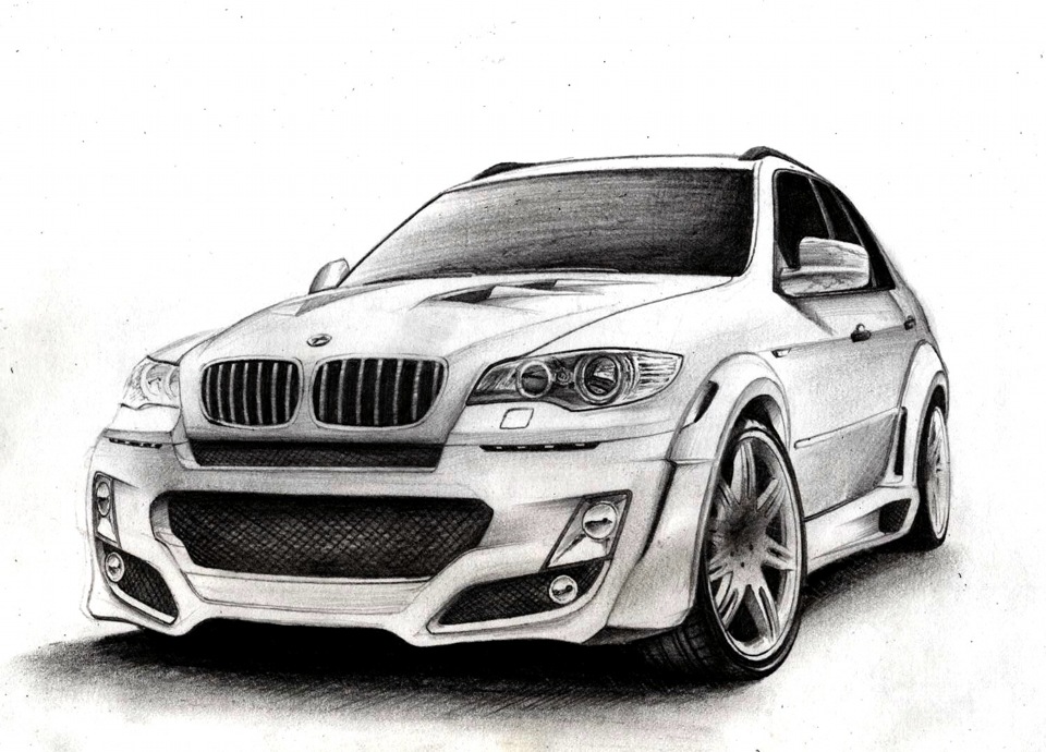 Как нарисовать bmw x5