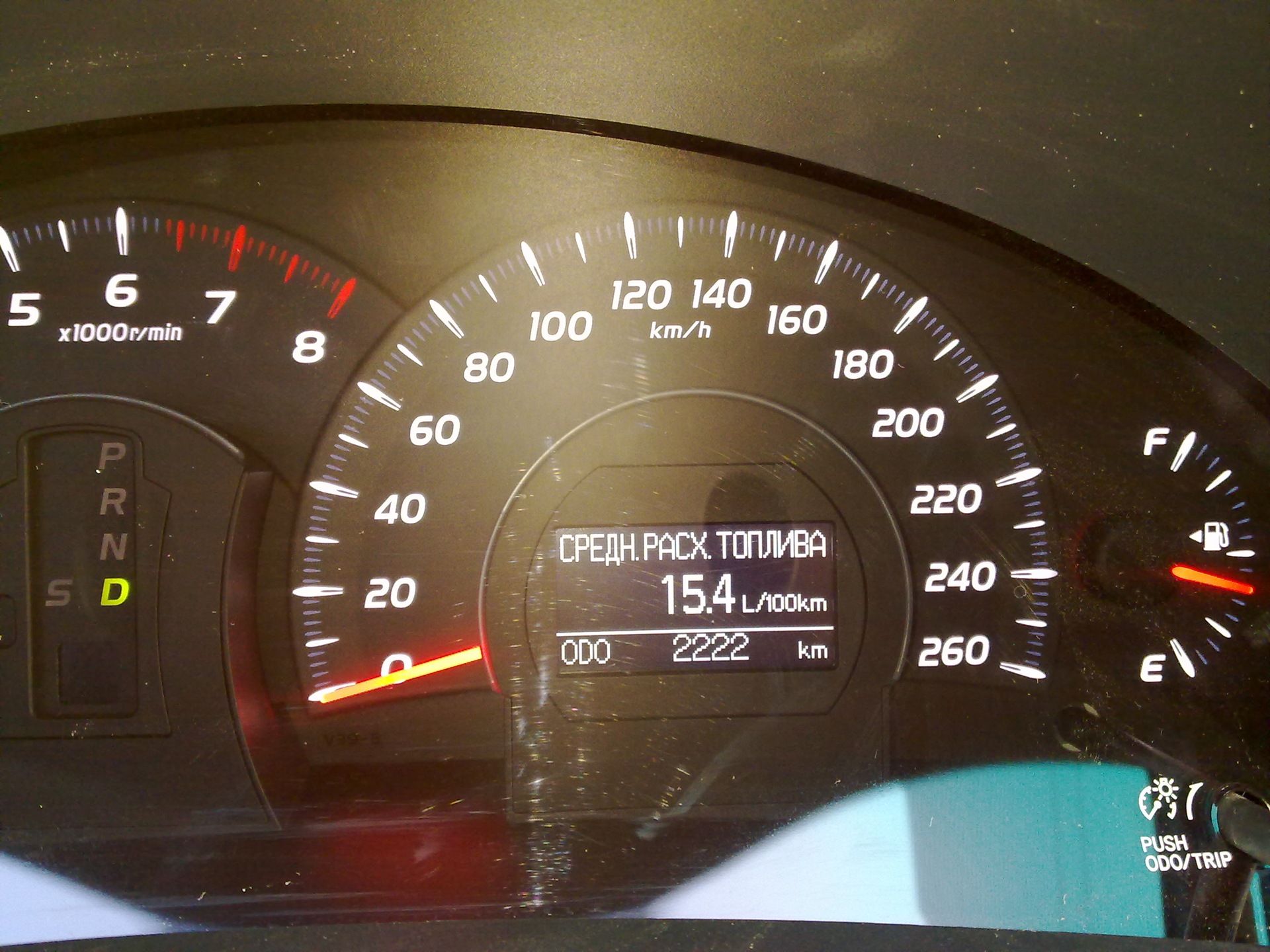 Odometer - Toyota Camry 35L 2010