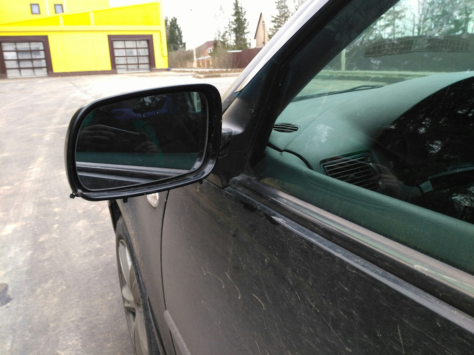 Левое зеркало — Volkswagen Golf Mk4, 1,6 л, 2001 года | своими руками ...