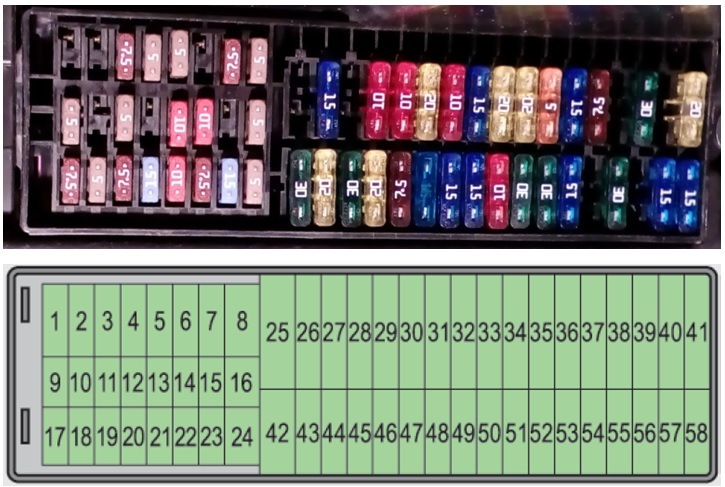 Предохранители шкода рапид 2018