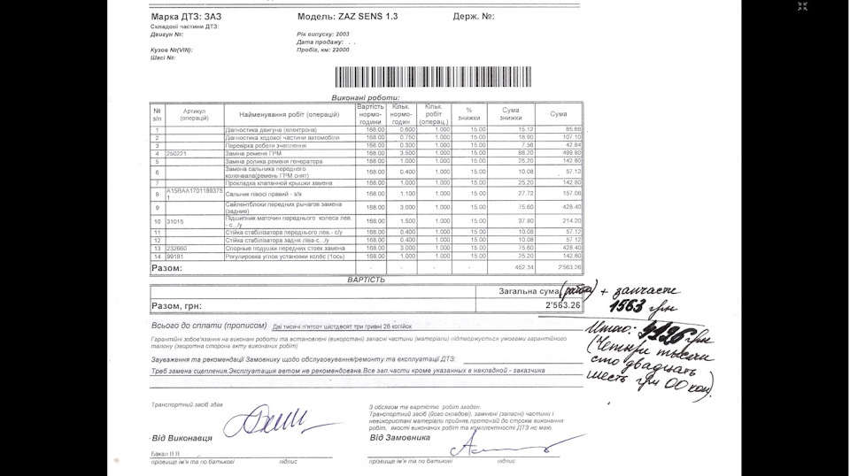Свистел ремень генератора, а закончили заменой ГРМ, ремонтом ходовой и ...